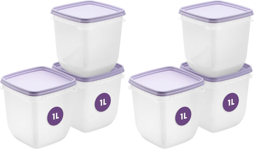 SmartStore flache Frischhaltedosen mit Deckel 2x 1,2L, 24x12x6,5cm