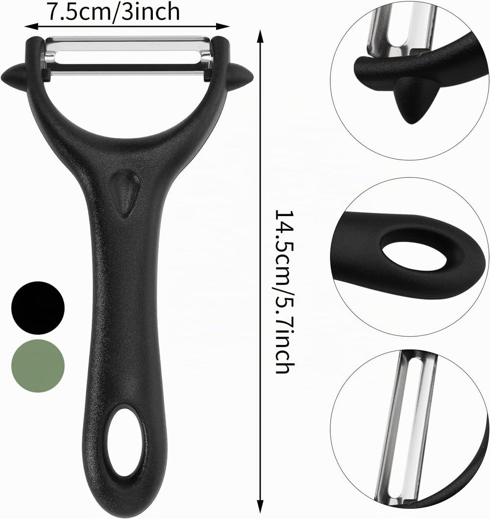 2 Stück Sparschäler, 14,5×7,5cm Schäler Gemüse