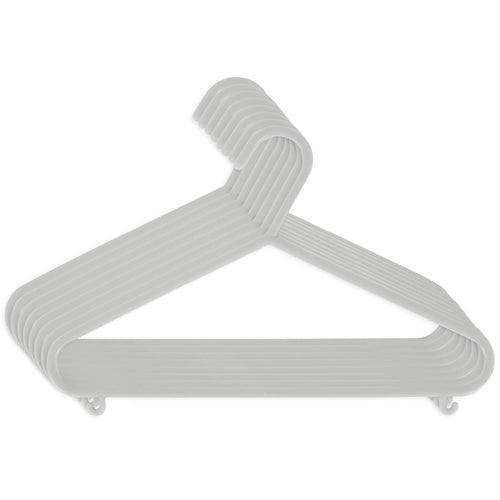 Bieco 04-014147 - Kinder Kleiderbügel im 8er Set, perlmutt