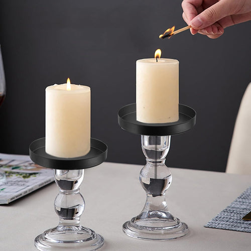4 Stück Kerzenhalter Adventskranz, Kerzenteller Adventskranz 8cm Durchmesser Teelichthalter, Adventskerzenhalter zum Stecken Adventskranz Deko