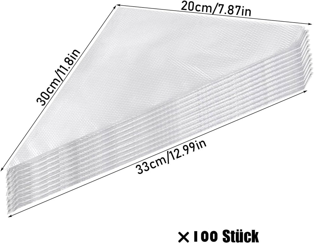 Spritzbeutel Einweg,100 Stück Spritzbeutel Einweg,30×20cm groß Spitzbeutel Profi Einweg Spritzbeutel,Konditor Spritzbeutel Spritztüten einweg Piping Bag.