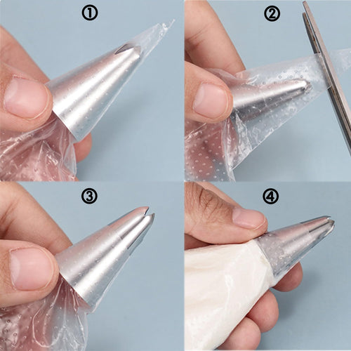 Spritzbeutel Einweg,100 Stück Spritzbeutel Einweg,30×20cm groß Spitzbeutel Profi Einweg Spritzbeutel,Konditor Spritzbeutel Spritztüten einweg Piping Bag.
