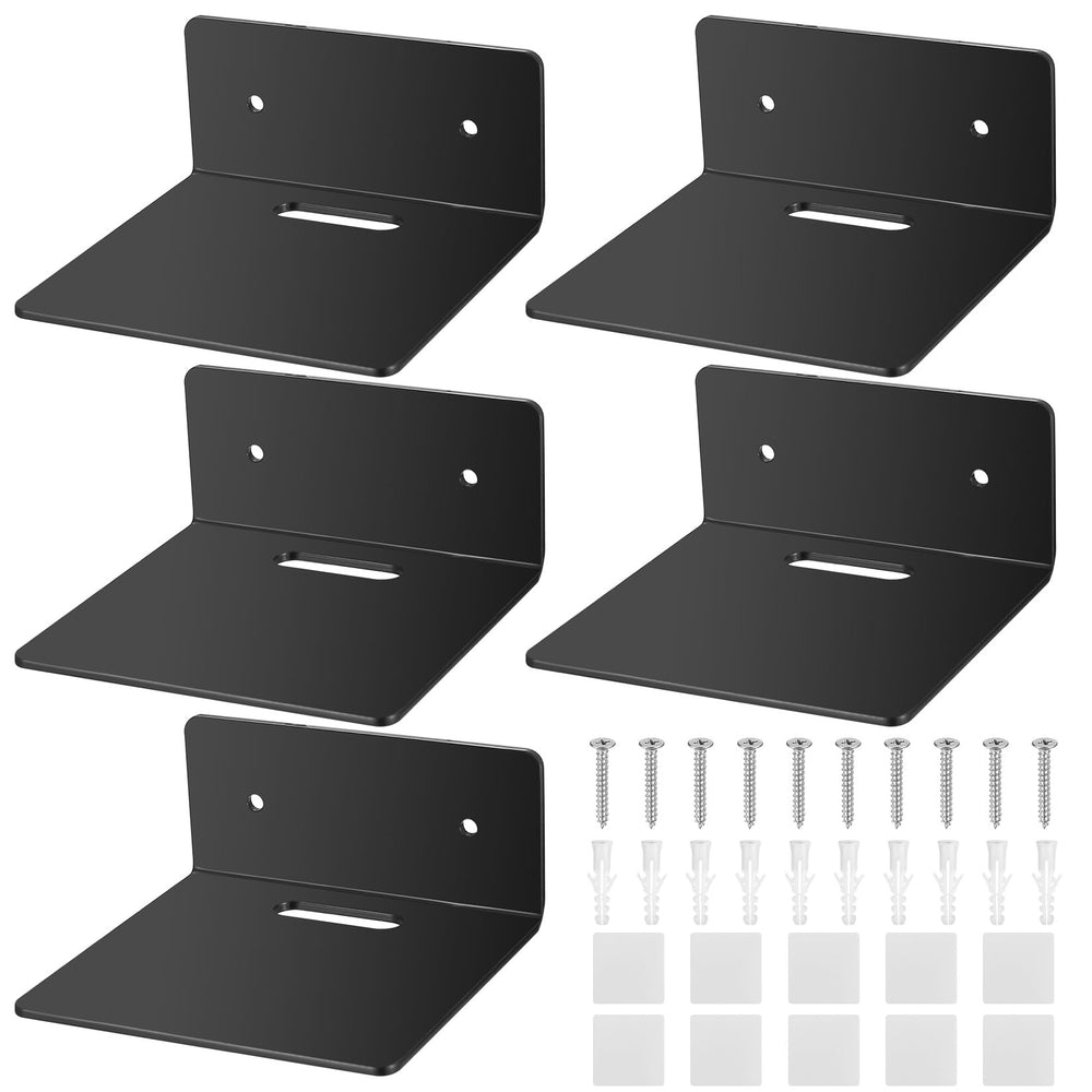 5 Stk transparente Acryl Wandregale als Schweberegal für Deko