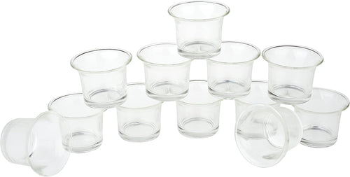 Teelichtgläser klar 12er Pack