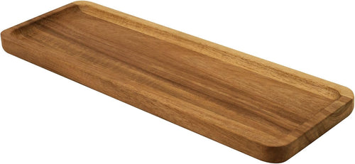 Jean & Len Holztablett rechteckig aus Akazienholz, 28x10x1,5cm