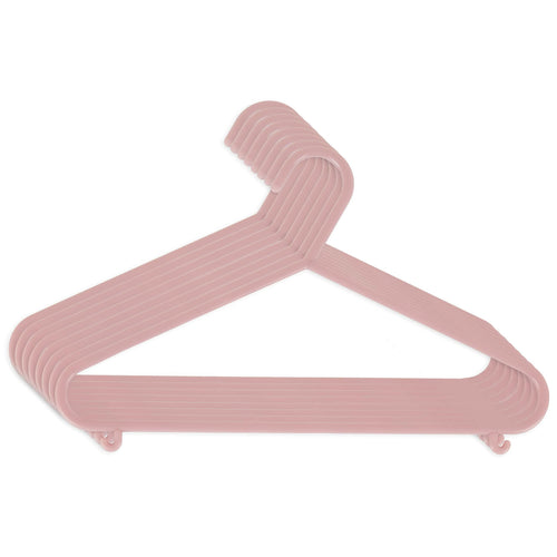 Bieco 04-014147 - Kinder Kleiderbügel im 8er Set, perlmutt