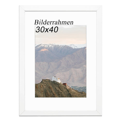 RUN HELIX Bilderrahmen A4 Schwarz – Bilderrahmen din a4 (21x29.7cm) mit bruchsicherem Acrylglas und Passepartout - Leichtgewicht für Poster, Bilder, Kinderzeichnungen, Diplome - Wand- & Tischmontage