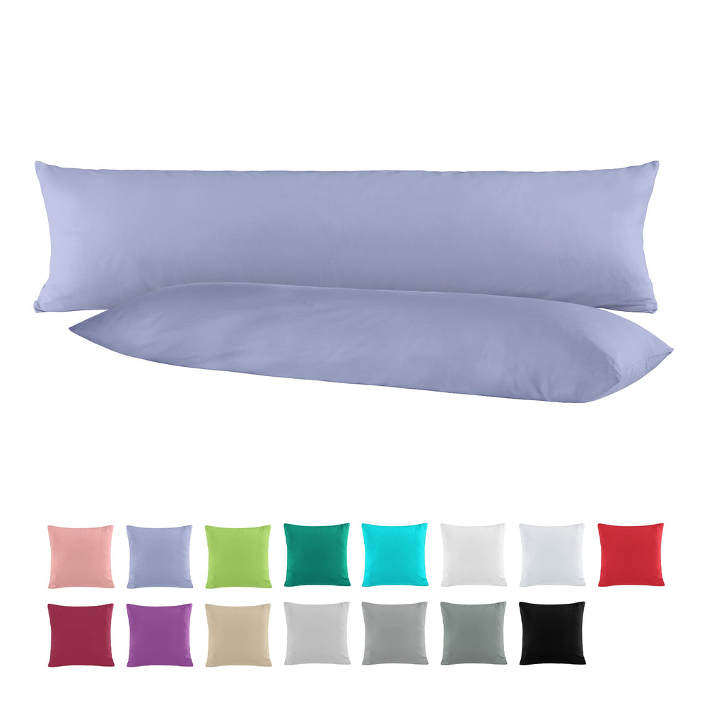 BaSaTex Baumwolle Renforcé Kissenbezug, 2er Pack, 40x40 cm, Bordeaux