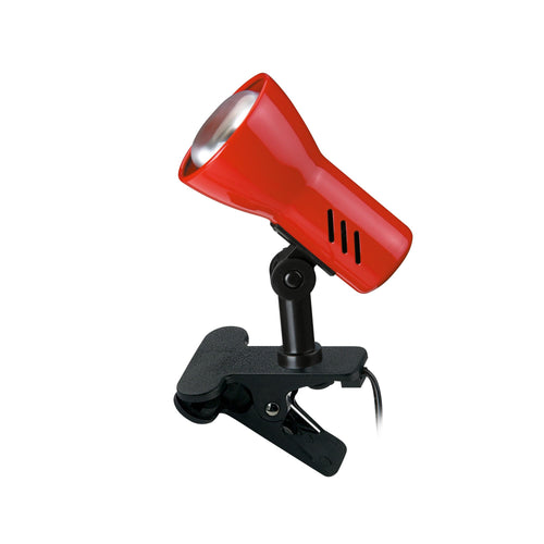BRILONER - Schreibtischlampe mit Kabelschalter, schwenkbar, E14 Fassung, max. 40 Watt, Klemmlampe, Klemmleuchte, Nachttischlampe, Leselicht Kinder, Bürolampe, Leselampe Bett, 6,5x11,5x10,8 cm, Blau