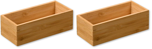Kesper Aufbewahrungsbox aus Bambus, Farbe: Braun, Maße: 24x11x8 cm, 57404