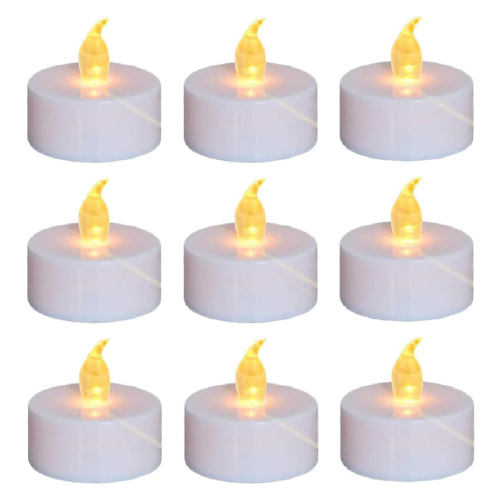 5 Stück Flammenlose Led Teelichter mit Timer Fernbedienung, Warm Weiße