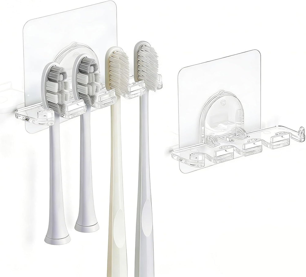 Zahnbürstenhalter Wand Selbstklebend, 2 Stück Toothbrush Holder
