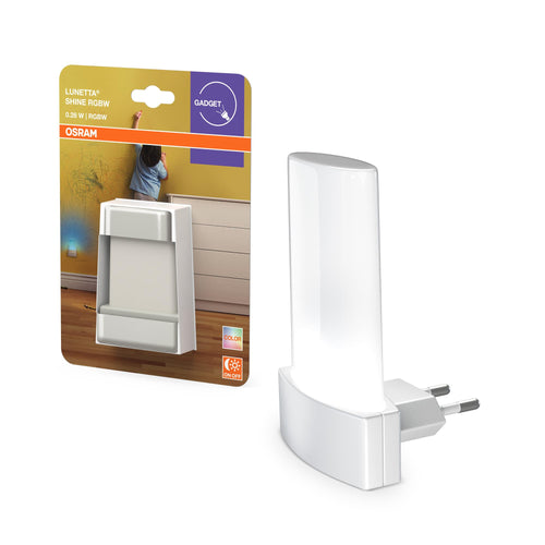 Osram Nachtlicht, indirektes Licht, 3000K, 5lm, 0,28W, Tageslichtsensor, Plug-and-Play, für Kinderzimmer und Wohnbereiche, Weiß