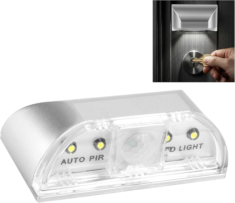 Keyhole Licht Lampe, IR Wireless Auto Sensor Bewegungsmelder Tür Schlüsselloch, 4 LED Birnen, Schlüsselloch-Lichtlampe, Tap Lights Nachtlicht-Wandlampe