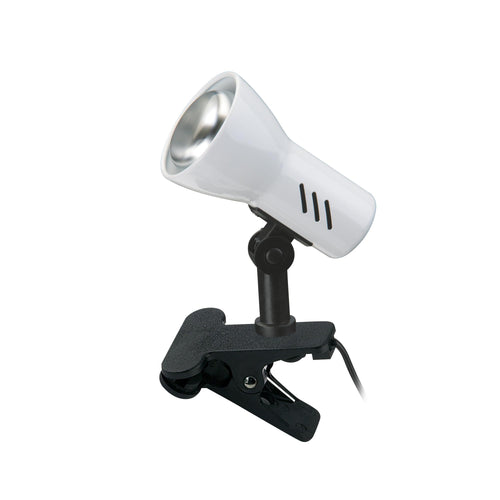 BRILONER - Schreibtischlampe mit Kabelschalter, schwenkbar, E14 Fassung, max. 40 Watt, Klemmlampe, Klemmleuchte, Nachttischlampe, Leselicht Kinder, Bürolampe, Leselampe Bett, 6,5x11,5x10,8 cm, Blau