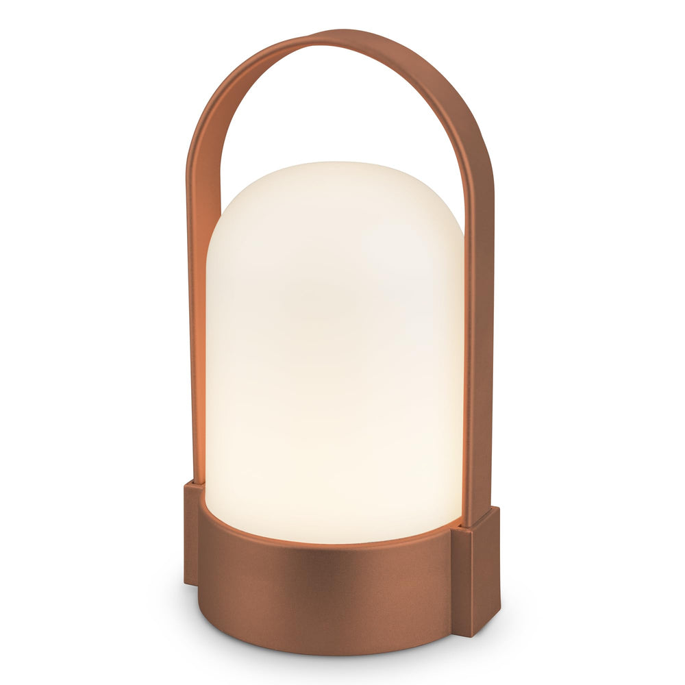 BRILONER - LED Tischlampe kabellos IP44 mit Touch, dimmbar in Stufen, USB-C, Akku tauschbar, Nachttischlampe, Leselampe, LED Lampe, Campinglampe, Tischleuchte, Akku Lampe, Outdoor, 9x8x15,5 cm, blau