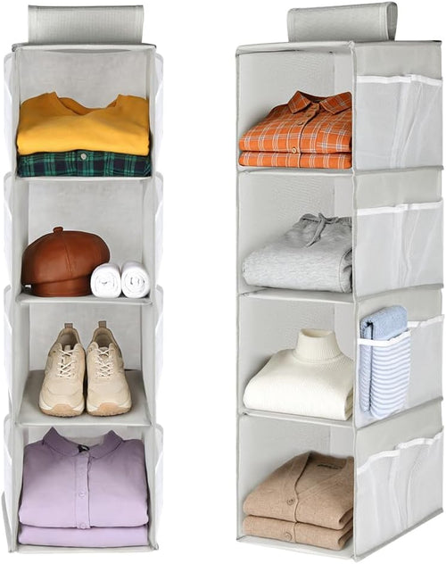 Hängeorganizer Kleiderschrank 4 Fächer
