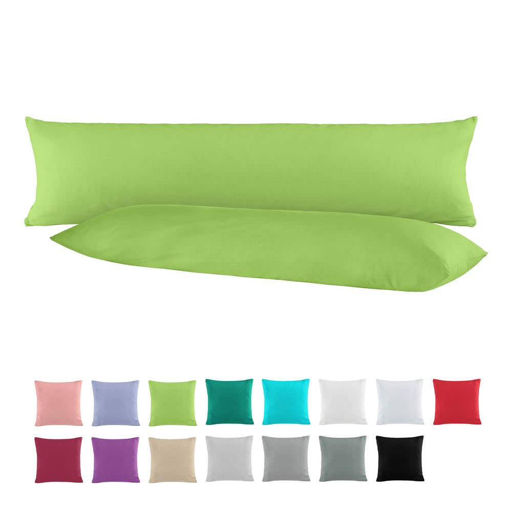 BaSaTex Baumwolle Renforcé Kissenbezug, 2er Pack, 40x40 cm, Bordeaux