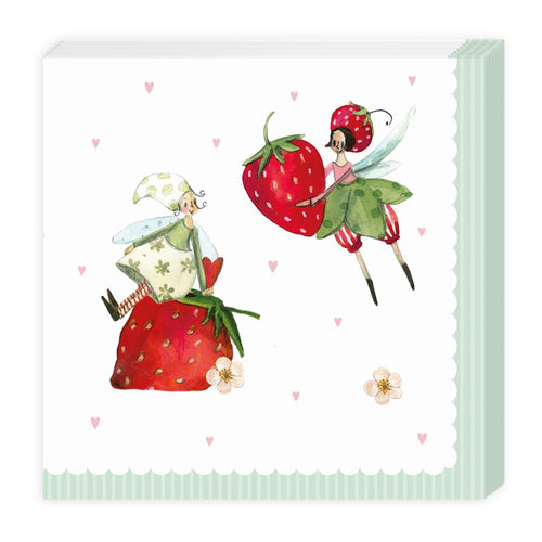 Weihnachtsservietten 33x33 cm, 20 Stück, 3-lagig – bunte Winterhäuser