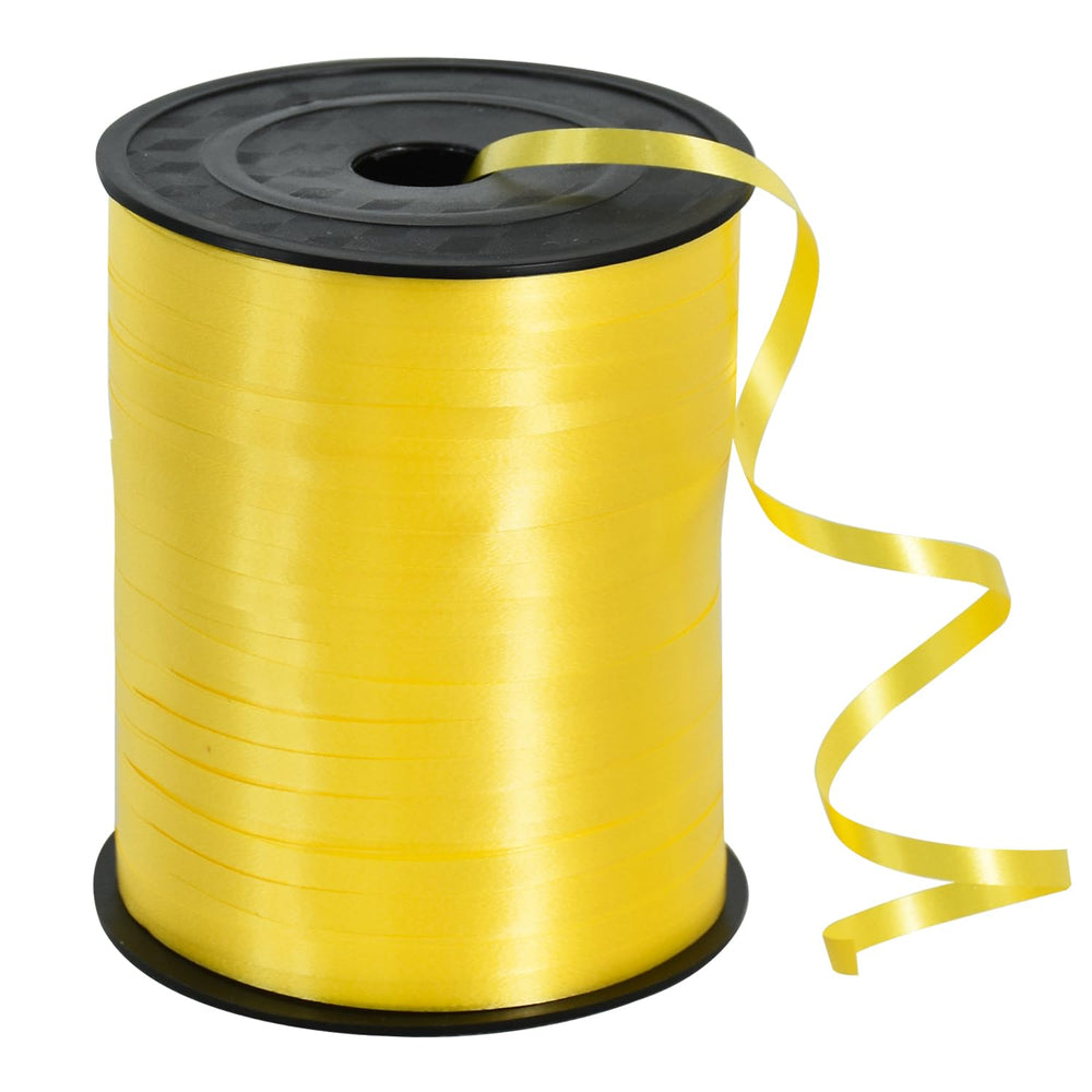 450 Meters Geschenkband Weiss - Gold 5mm Geschenkbänder luftballon schnur - luftballon band Luftballons Hochzeit Geschenkverpackung für Weihnachtsdeko, Ballonverschlüsse, Geschenkverpackung
