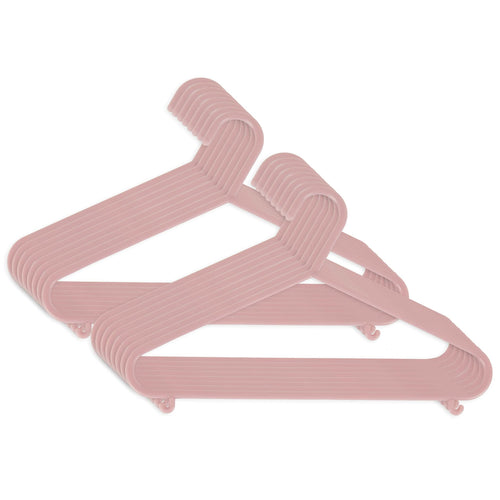 Bieco 04-014147 - Kinder Kleiderbügel im 8er Set, perlmutt