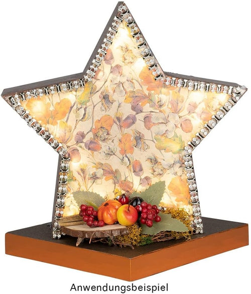 Ideen mit Herz LED-Lichterband, selbstklebend, warmweiß, inkl. Timer, 40er, 135 cm, 100 cm Kabelzulauf