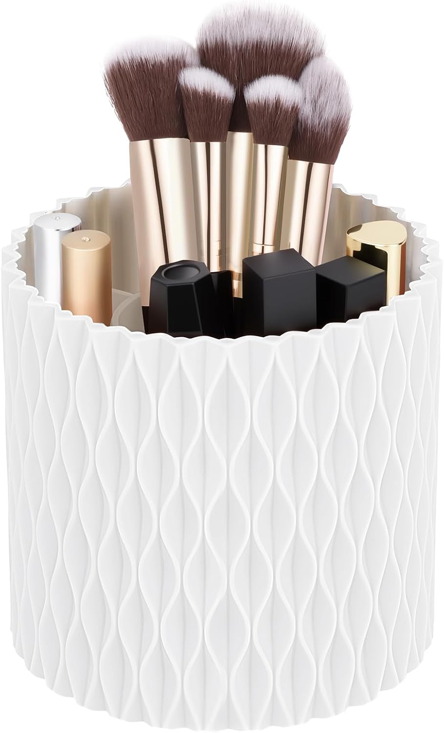 HOTUT 360° Drehbar Make Up Pinselhalter,Aesthetic Schminktisch Organizers