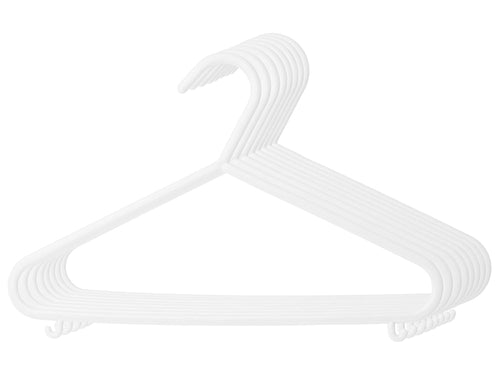 Bieco 04-014147 - Kinder Kleiderbügel im 8er Set, perlmutt