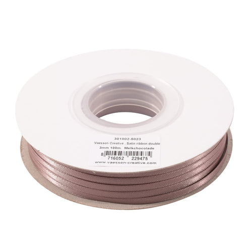 Vaessen Creative Satinband 3mmx10m Dunkel Grün, Schleifenband, Dekoband, Bänder zum Basteln, Stoffbänder für Hochzeit, Taufe Und Geburtstagsgeschenke