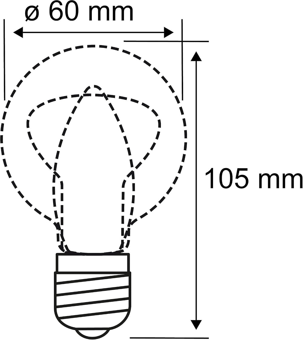 Paulmann 50391 LED Lampe Birne Smart Home Zigbee Filament E27 230V 470lm 4,7W Matt dimmbar Tunable White Leuchtmittel 2200-6500 K