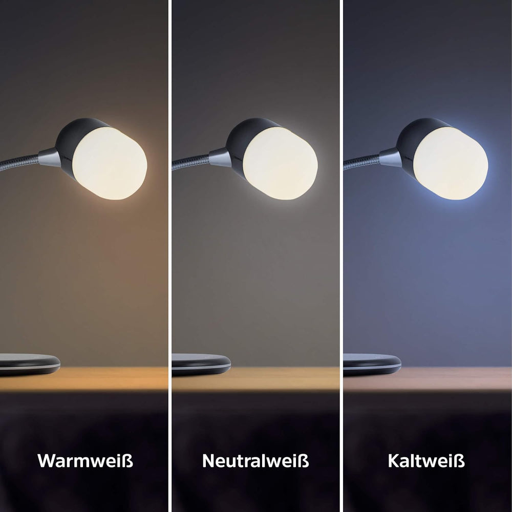TechniSat VIOLA Tischlampe – LED-Tischleuchte mit Bluetooth-Audiostreaming
