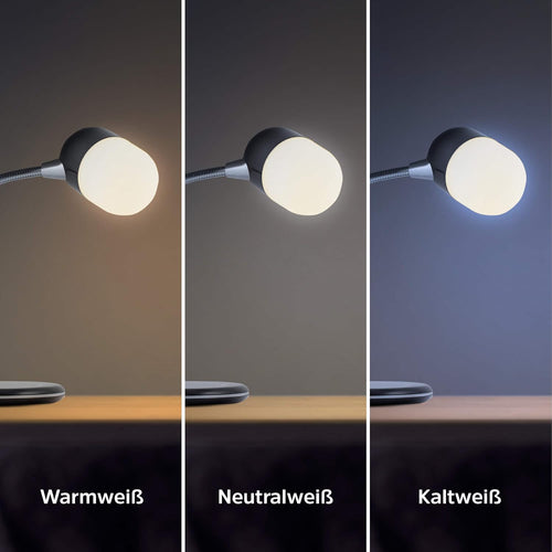 TechniSat VIOLA Tischlampe – LED-Tischleuchte mit Bluetooth-Audiostreaming