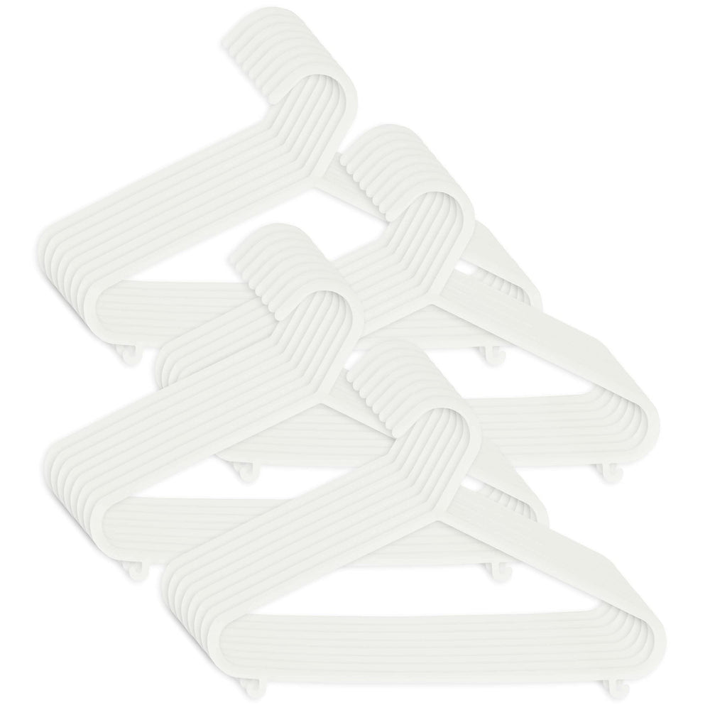 Bieco 04-014147 - Kinder Kleiderbügel im 8er Set, perlmutt