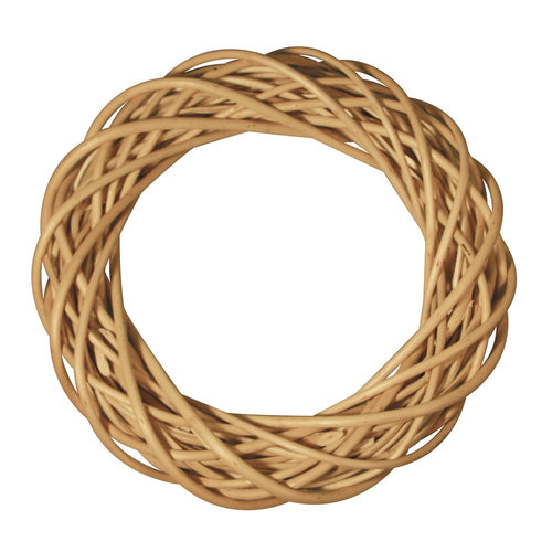 Rayher Hobby Rayher 65007000 Weidenkranz ungeschält, ca. 25 cm ø, Höhe ca. 6 cm, Adventskranz, Türkranz, Naturkranz, Weidenring, Kranz aus Weide, Natürlich