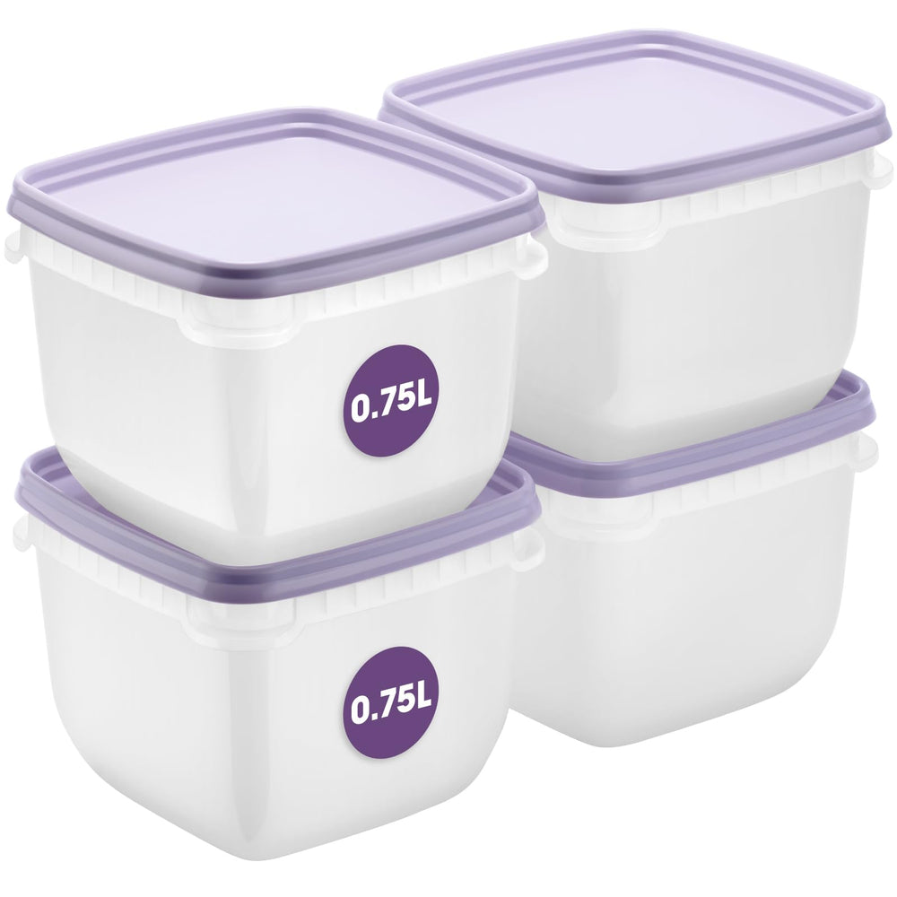 SmartStore flache Frischhaltedosen mit Deckel 2x 1,2L, 24x12x6,5cm