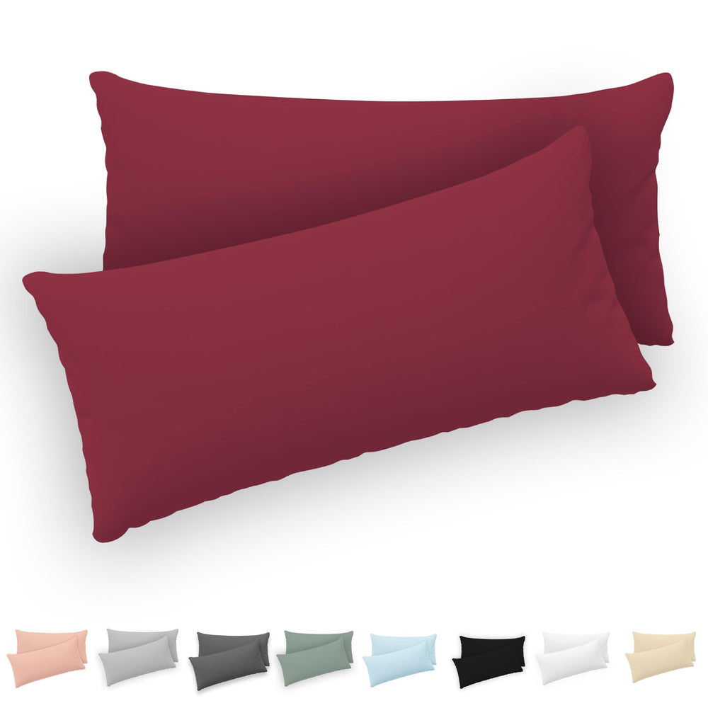 Twinzen - Kissenbezug 40x40cm - 2er Set - 100% Baumwolle - Anthrazit