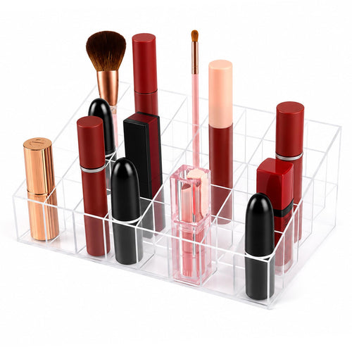 Acrylic Pinselhalter, 3 Fächer Make Up Organizer, Schminktisch Organizer
