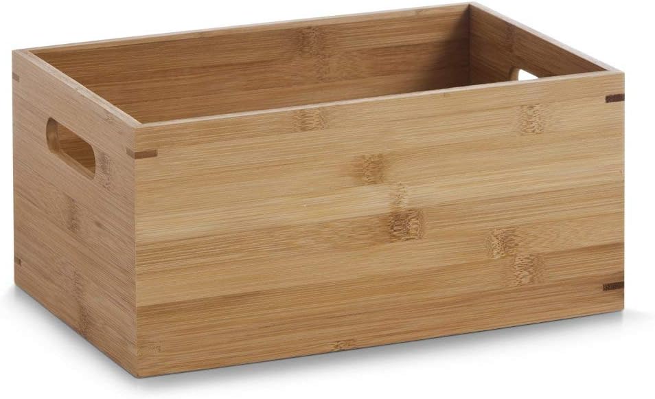 Zeller 13340 Aufbewahrungskiste, Bamboo, ca. 30 x 20 x 14 cm, Sonstige