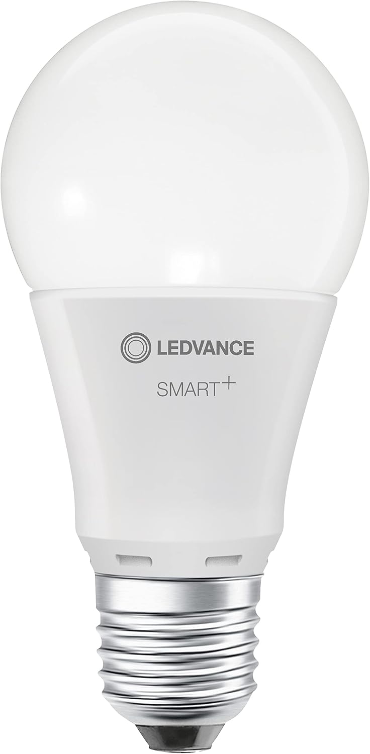 LEDVANCE Smarte LED-Lampe mit WiFi Technologie, Sockel E27, Dimmbar, Warmweiß (2700 K), ersetzt Glühlampen mit 100 W, SMART+ WiFi Classic Dimmable, 1er-Pack