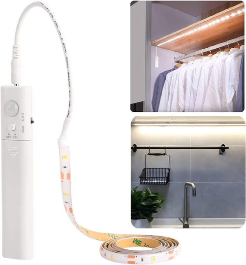 LED Strip mit Bewegungsmelder, 1 m, kaltweiß