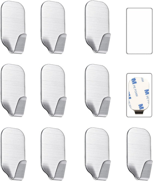 kleine Haken selbstklebend Edelstahl, starke Klebehaken für Wand