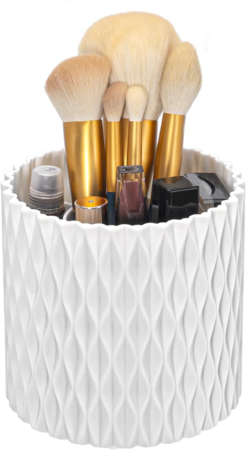 MumdoYAL Schminktisch Organizer，Badezimmer Organizer，Skincare Organizer，360° drehbare Aufbewahrung, geeignet für Frisiertisch, Schlafzimmer und Badezimmer (einzeln)