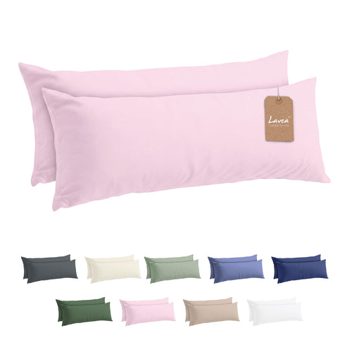 Lavea® 2er Set Kissenbezug - 40x40 - Eukalyptus