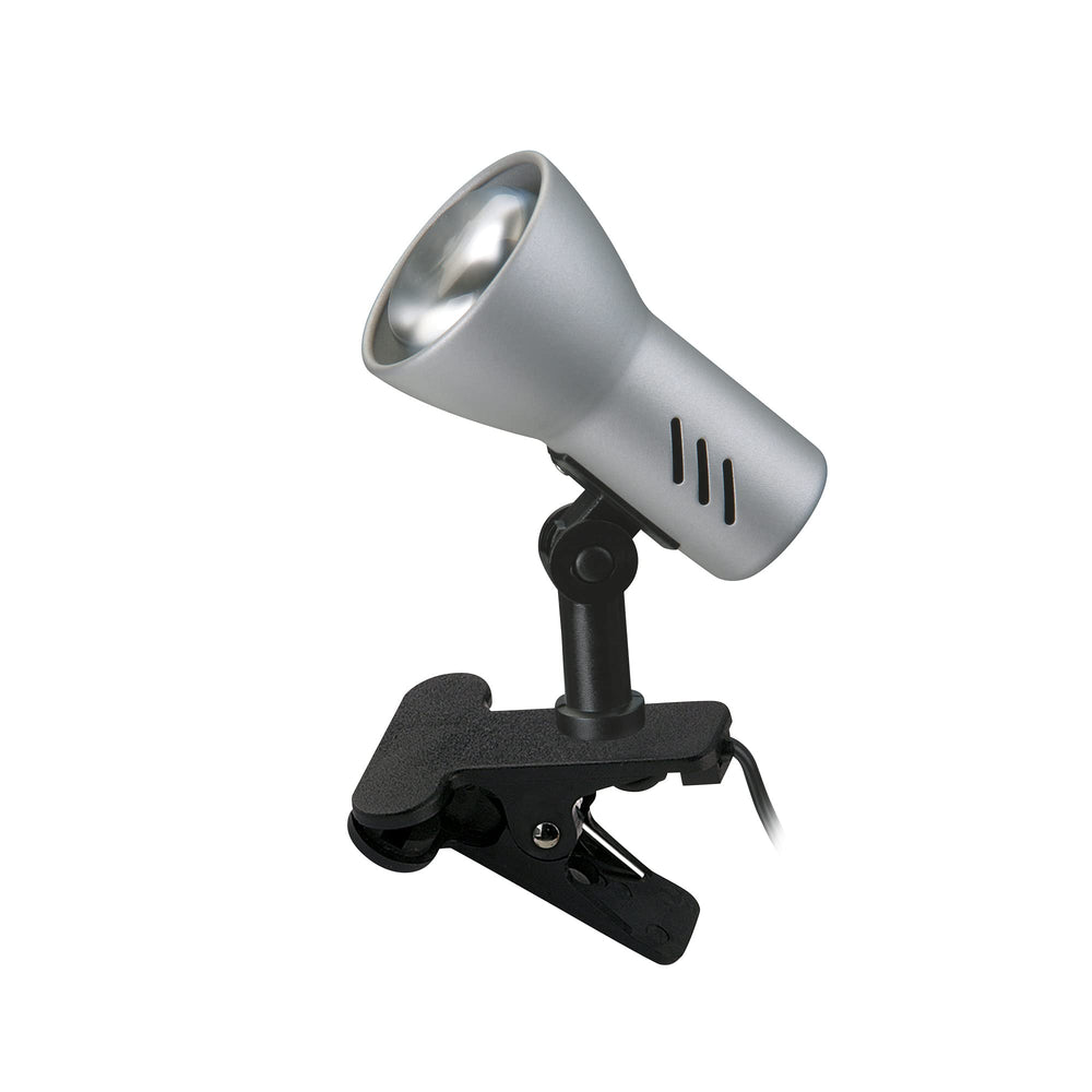 BRILONER - Schreibtischlampe mit Kabelschalter, schwenkbar, E14 Fassung, max. 40 Watt, Klemmlampe, Klemmleuchte, Nachttischlampe, Leselicht Kinder, Bürolampe, Leselampe Bett, 6,5x11,5x10,8 cm, Blau