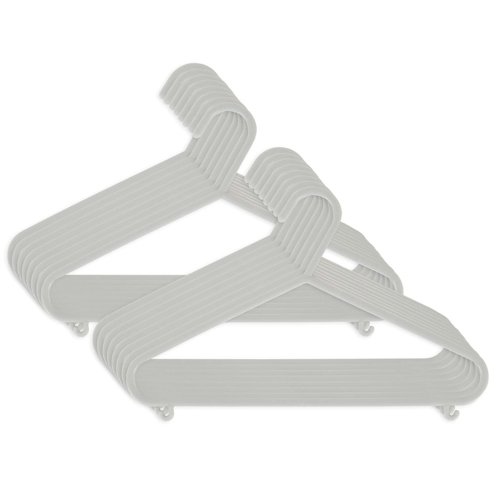 Bieco 04-014147 - Kinder Kleiderbügel im 8er Set, perlmutt