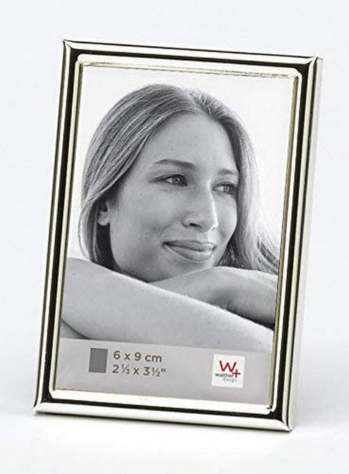 walther design Bilderrahmen silber 6 x 9 cm Chloe Portraitrahmen WD069S