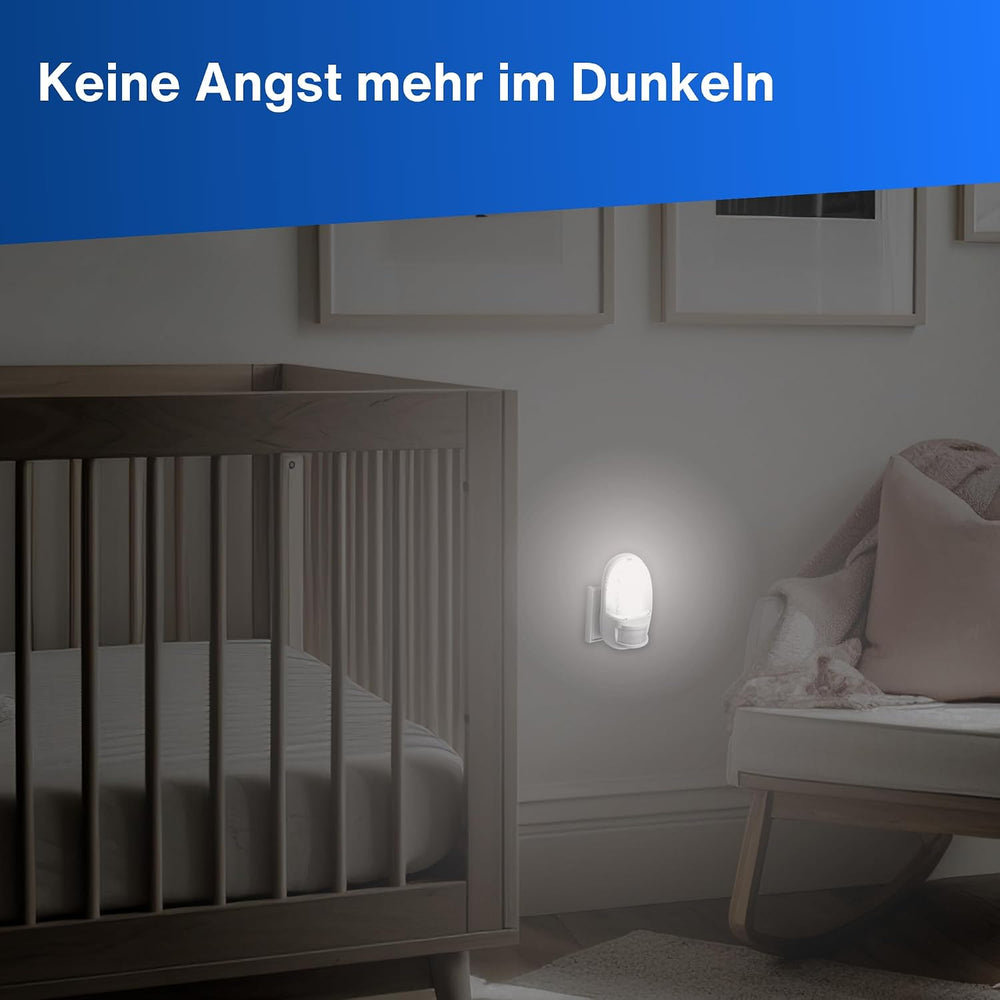 REV Nachtlicht, Bewegungsmelder Erfassungsbereich 110° bis zu 5m, anthrazit
