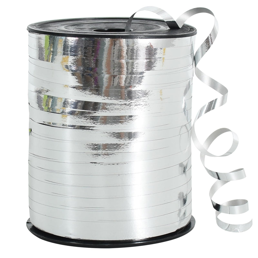 450 Meters Geschenkband Weiss - Gold 5mm Geschenkbänder luftballon schnur - luftballon band Luftballons Hochzeit Geschenkverpackung für Weihnachtsdeko, Ballonverschlüsse, Geschenkverpackung