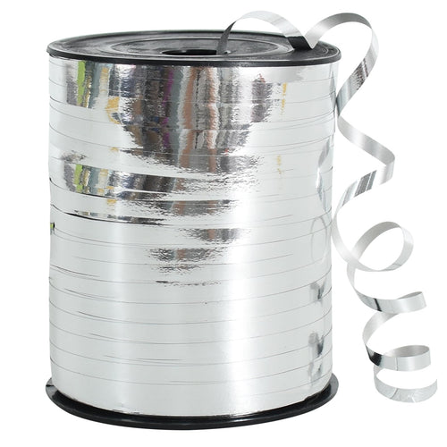 450 Meters Geschenkband Weiss - Gold 5mm Geschenkbänder luftballon schnur - luftballon band Luftballons Hochzeit Geschenkverpackung für Weihnachtsdeko, Ballonverschlüsse, Geschenkverpackung