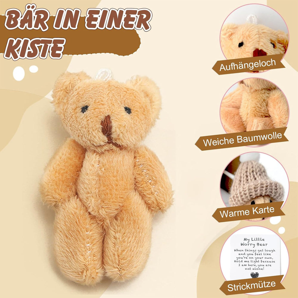 Pocket Hug Positive Mini-Teddybär, Bär In Einer Box Mini